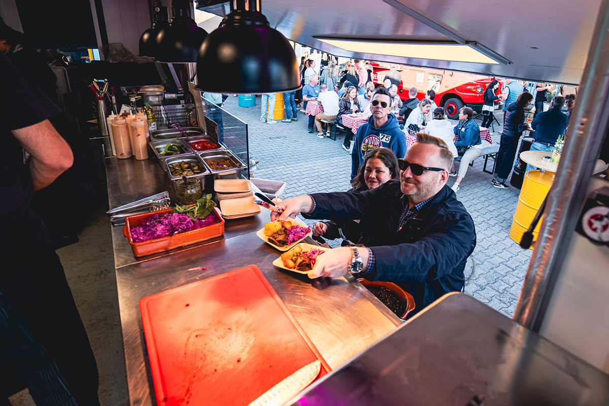 foodtruck event streetfood, Innenansicht